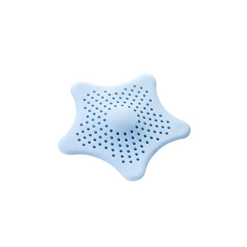 Sky Blue Напольная сливная раковина, анти-блокировка, пластиковый фильтр для кухни, ванны, душа, канализационный фильтр, защита для волос, аксессуары для ванной комнаты - Цвет: Sky Blue