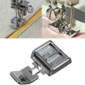 

1PCS 2 Sides Metal Zipper Presser Foot Feet For Snap-on Sewing Machine Sewing Accessory