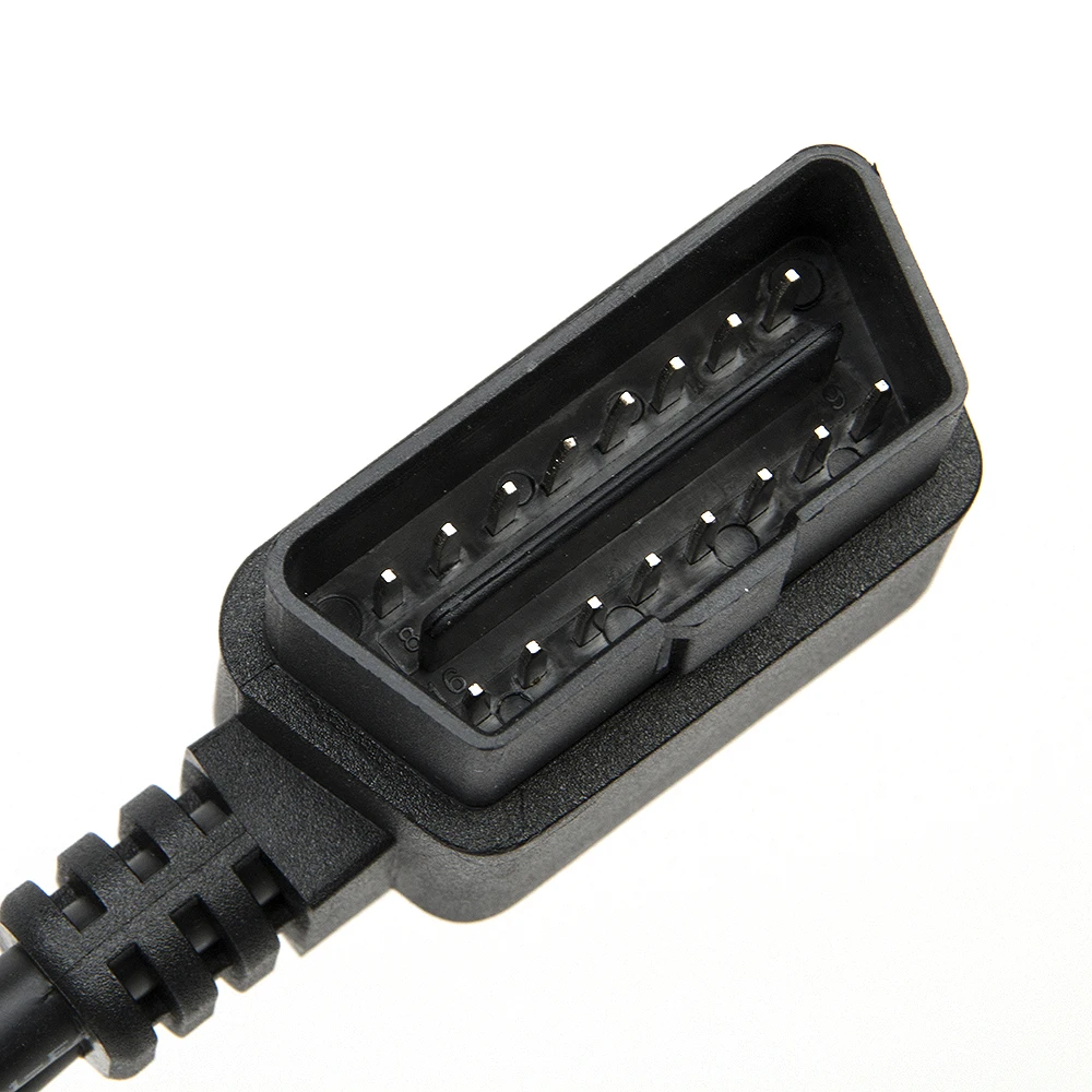 Высококачественный кабель OBD2 Удлинительный сплиттер 16 Pin штекер Двойной Женский Y OBD кабель для VAG автомобильный разъем