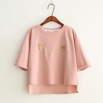 

2018 Summer T-shirt Women Casual Lady Top Tees T shirt Women Clothing with short sleeves Tshirt Female Clothing T Shirt Printed