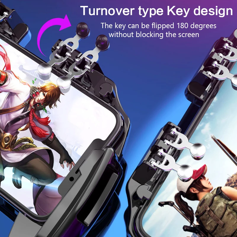 PUBG геймпад PUBG мобильный оборот игровой контроллер для iPhone huawei IOS Android телефон ручной геймпад джойстики с охлаждающим вентилятором