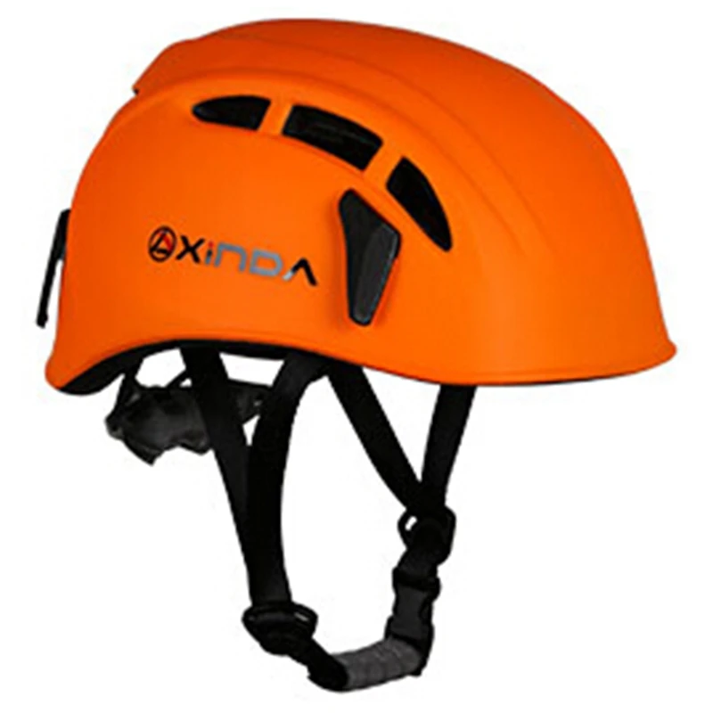 Orange Xinda открытый рок-альпинизм, спуск на шлем, скалолазание, шлем для верховой езды, экспансия, стимуляция приключений, шлем, спелеющая работа - Цвет: Orange