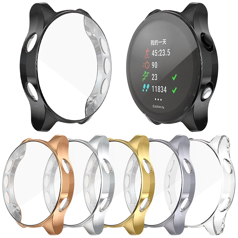 Протектор экрана мягкие часы Чехол для Garmin Forerunner 935/945 полное покрытие тонкий ТПУ бампер легкий корпус аксессуары