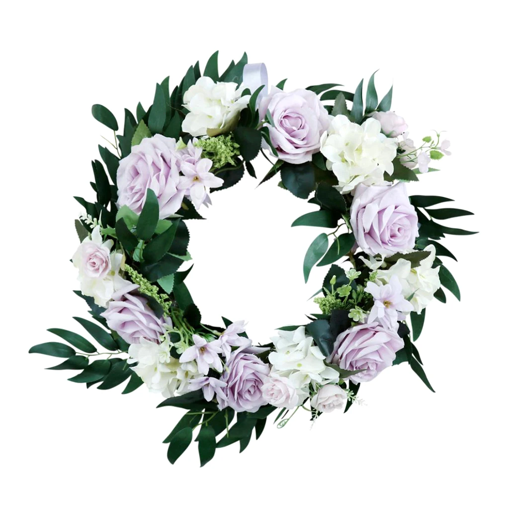 

Colorful Christmas Blossom Flower Fall Front Door Wreath - Beautiful Spring Wreath for Indoor/Outdoor Use
