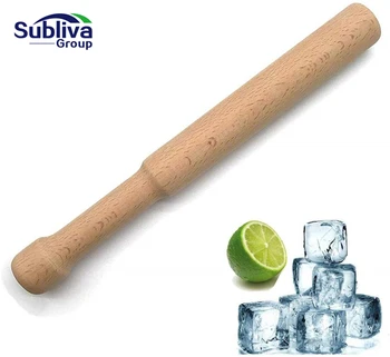

325mm Wooden Bartender Lemon Ramming Muddlers Bar Mojito Cocktail Must Crush Club Ice Hammer