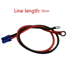 Aliexpress - EC5 Female Plug Connector Cable with O Ring Eyelet Terminal 10AWG Wire 50 CM