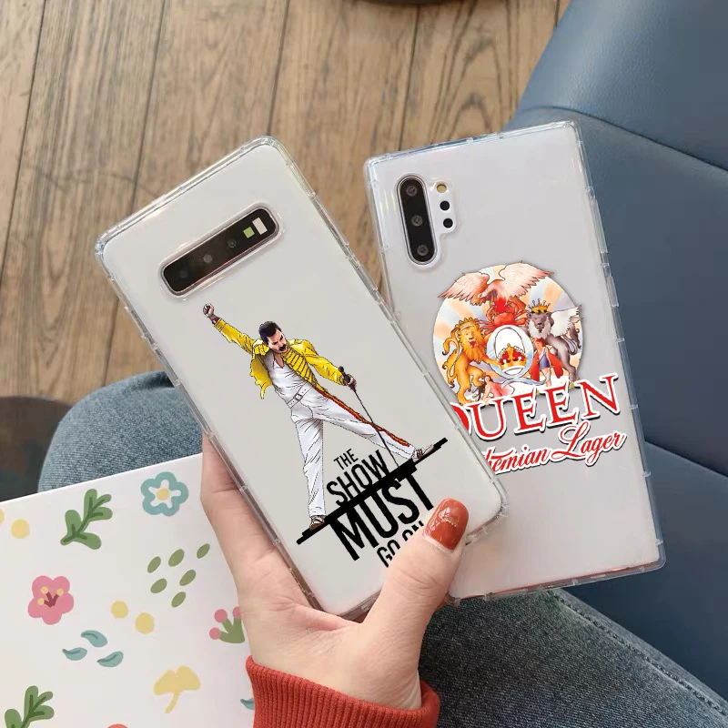 Freddie Mercury Rainha Band Qualidade ТПУ Мягкий силиконовый чехол для телефона Samsung Galaxy A50 A30 A7 A8 Plus