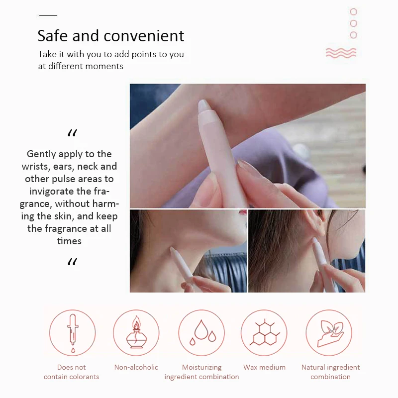 JIAUTING Perfume For Women Long Lasting Portable Solid Perfume Fragrances Solid Stick Perfume Parfum Cologne Fragrance Flower - Image 3