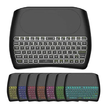 

D8 Pro Bluetooth 2.4G Wireless Handheld Keyboard 7 Color Backlight Dual Mode
