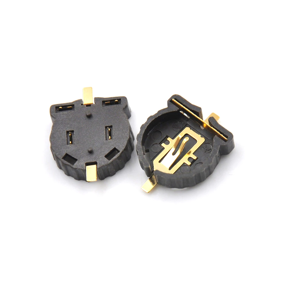 BS-1220-2 Battery Holder CR1220 Coin Cell Holders SMD 1220 Battery Socket Holder Case Batteries Boxes 5pcs/set
