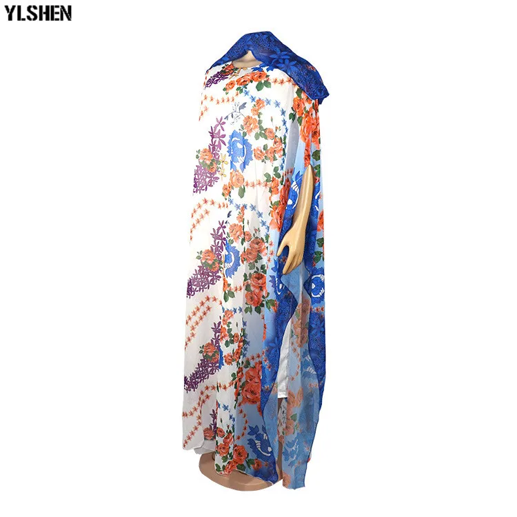 African Dresses for Women 2019 New African Clothes Dashiki Hooded Ankara Dresses Bazin White Print Traditional Two Piece Set African Long Dress Wear for Lady Hight Quality Fashion Basin Riche Robe Africaine Femme 2019 03