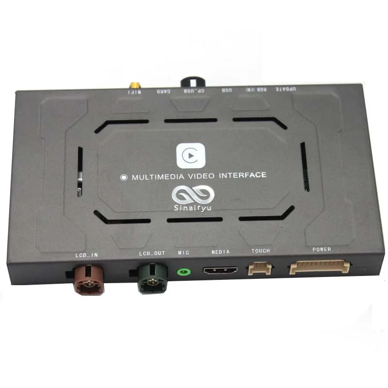 Sale Sinairyu WIFI Wireless Apple Carplay Car Play Android Auto Mirroring Retrofit NBT i3 2013-2017 for BMW support Reverse Camera 1