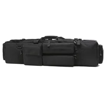 Тактическая Сумка Большая двухслойная мягкая Водонепроницаемая походная Охотничья винтовка Удочка катушка Приманка леска чехол для хранения аксессуары