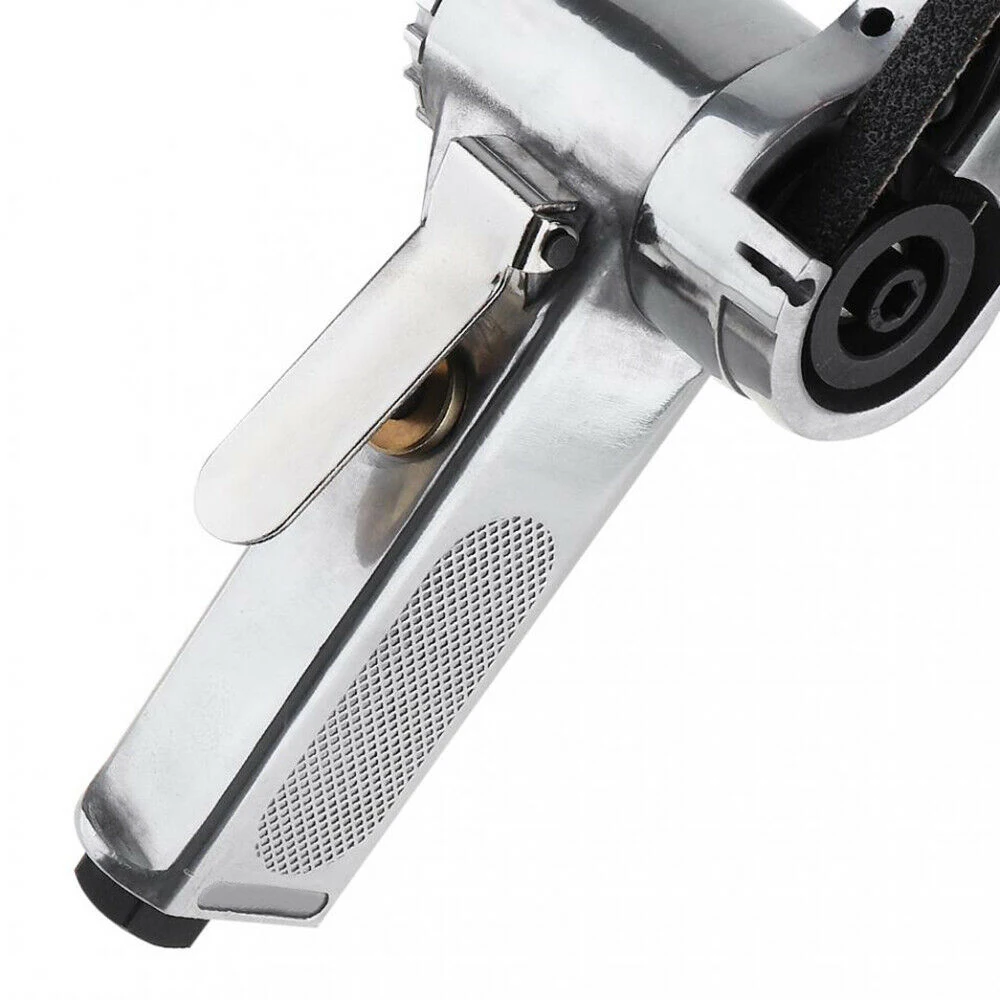 

90psi Air Inlet 1/4\\\" Air Hose 3/8\\\" Air Sanding Belt 60/80/100/120 Grit Sander Machine 10mm*330mm For Grinding Hair Removal