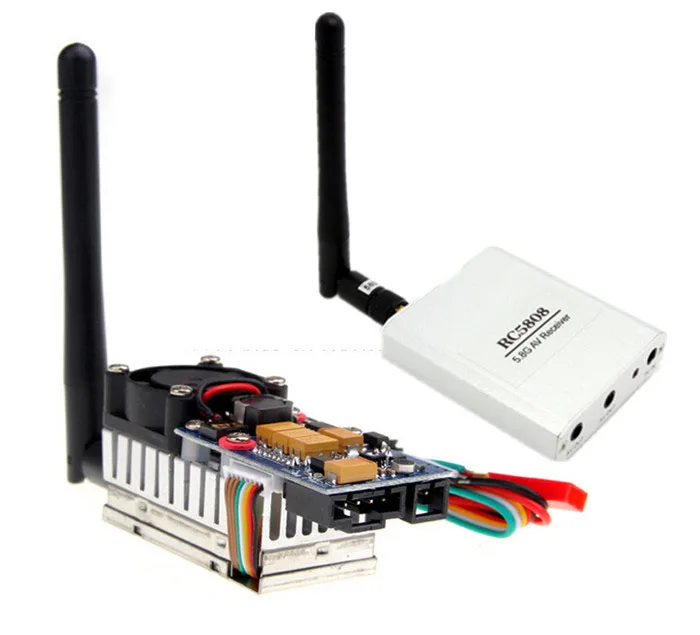 5 8G 2000MW FPV RC самолет беспроводной передатчик TS582000 Диапазон 2 км AV видео аудио + RC5808