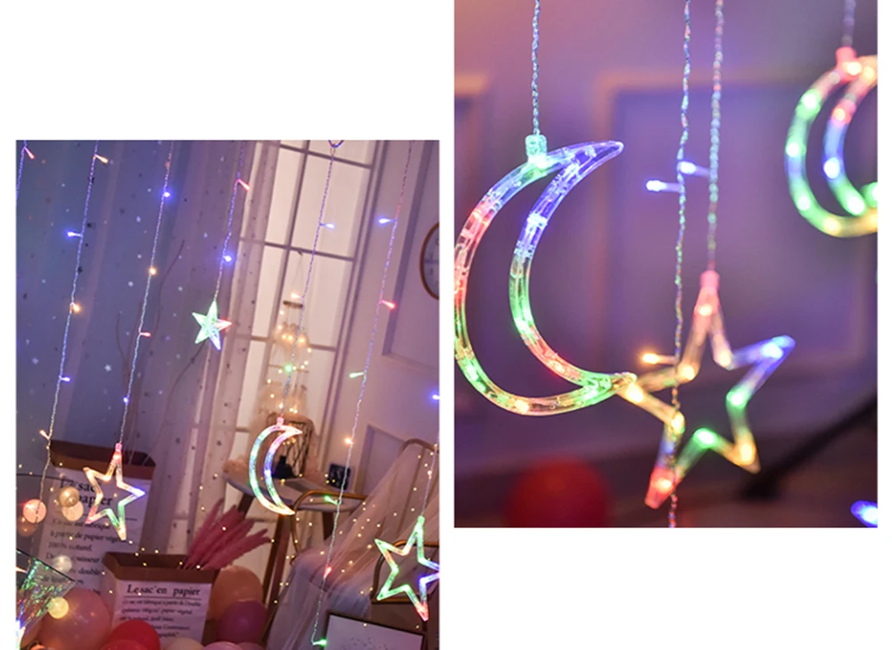Elk Bell Star String светильник светодиодный подвесной Рождественский Декор для дома гирлянда Рождественская елка Декор Орнамент Navidad Рождественский подарок год