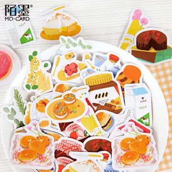 

46 pcs/Box Japanese Food Series Bullet Journal Decorative Stationery seal Stickers set Scrapbooking DIY Diary Album Stick Lable