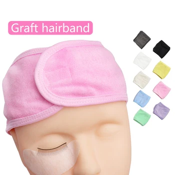 Flannel Cosmetic Headbands Soft Bowknot Elastic Hair Band Hairlace for Washing Face Shower Spa Makeup Tools 6