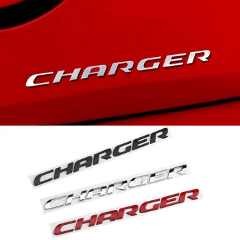 

For Dodge Charger Viper Styling Zinc Alloy Car Front Hood Emblem Auto Rear Trunk Sticker Decoration For Dodge CHARGER Logo