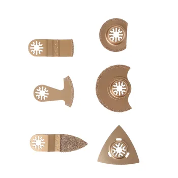 

Drop Ship 6pcs carbide oscillating Multi tool saw blade for Tile grout mortar concrete