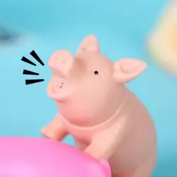 Кавайные силиконовые скрипучие фигурки свиньи миниатюры сжимаются антистрессовая игрушка для розыгрыша для детей аксессуары для