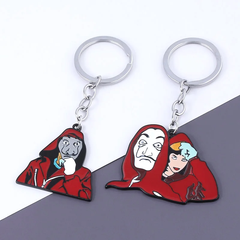 Новинка брелок с надписью TV La Casa De Papel The House of Paper Забавный чокер Сальвадор Дали для