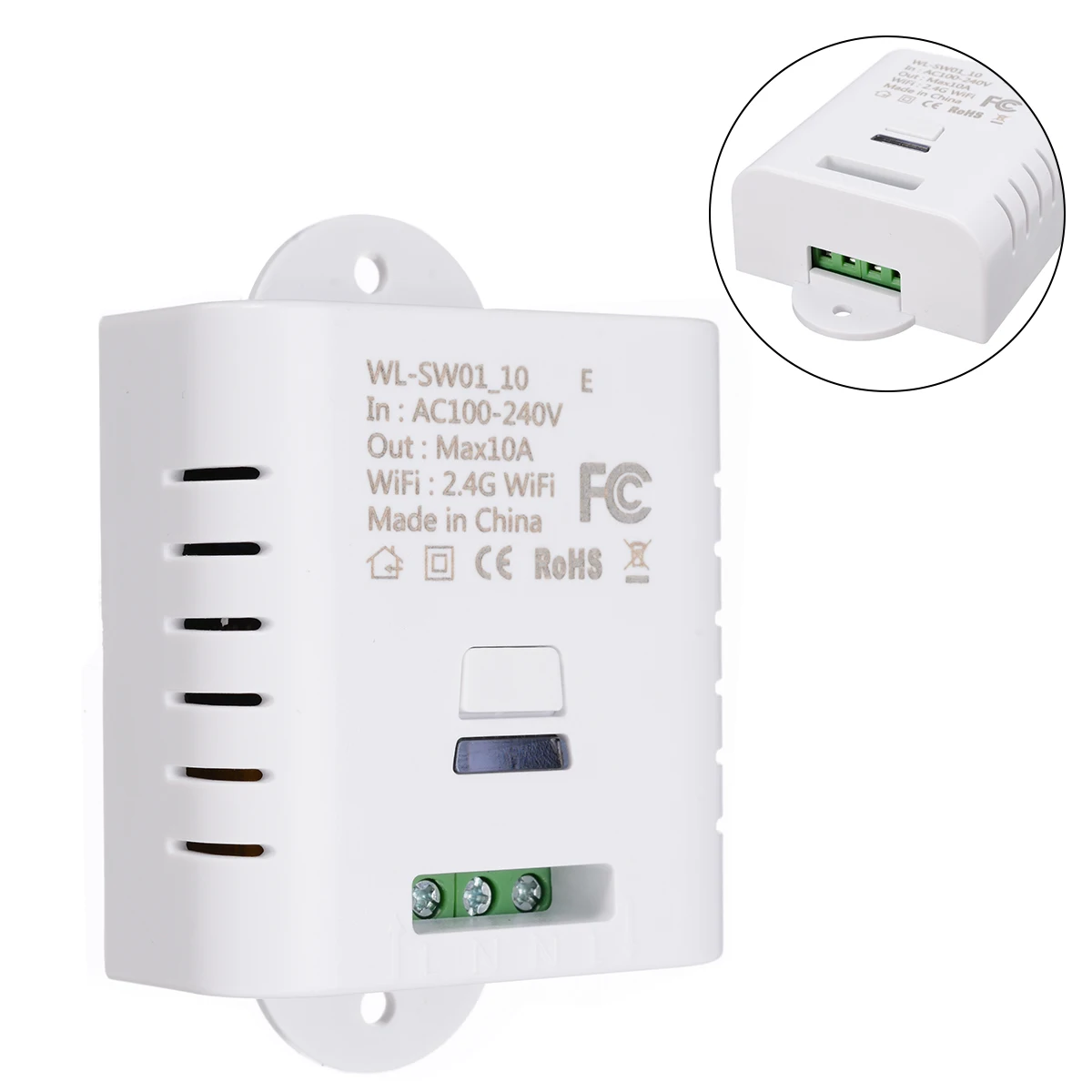 

Newest SW1_10W WiFi Module Wireless Smart Switch Module APP Remote Controller Support Controls for Multiple Mobile Phone