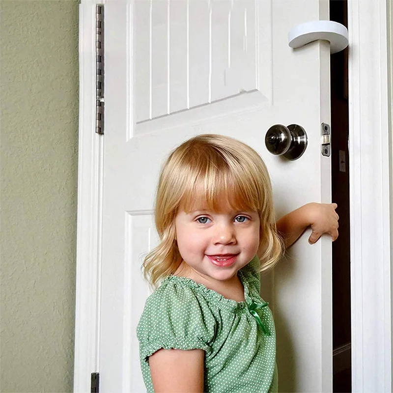 4Pcs Soft Foam Door Stopper Protection Baby Safety Keeps Doors From Slamming Prevents Finger Pinch Injuries Finger Protector