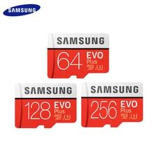 Карта памяти Microsd SAMSUNG Evo Plus Micro SD карты 512 ГБ 256 ГБ 128 Гб 64 ГБ Памяти SDXC с UHS-3 Max 100 МБ/с. Evo+ Microsd карты памяти флеш-карта
