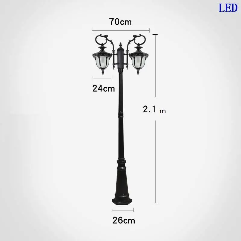 Iluminador Jardin Lampione Giardino лампа Ogrodowe Lampadaire уличный светильник внешний светодиодный