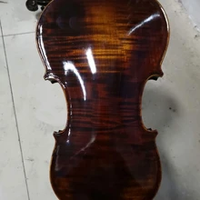 Mid-range скрипка ручной работы клен 4/4 3/4 твердая древесина Одиночная доска натуральный зернистый темно-коричневый Скрипка для начинающих