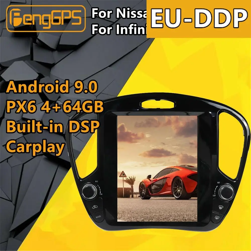 Per Nissan Juke Android Radio Infiniti Esq 2011 Car Multimedia Player Tesla Cassette Recorder Stereo Autoradio Gps Head Unit