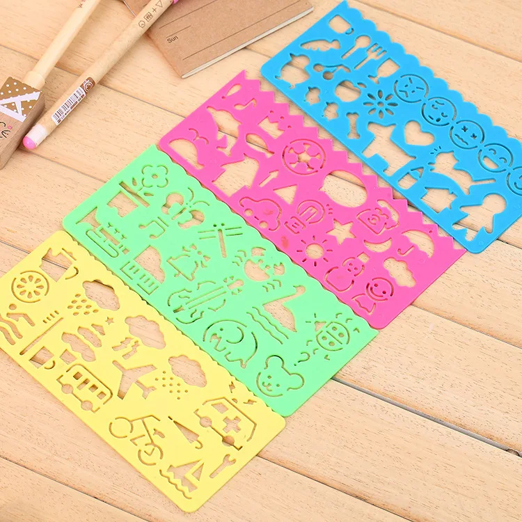 

Manufacturers Direct Selling Spirograph Geometric Ruler with Lettered with Numbers Cartoon Pattern duo gong neng chi Wholesale