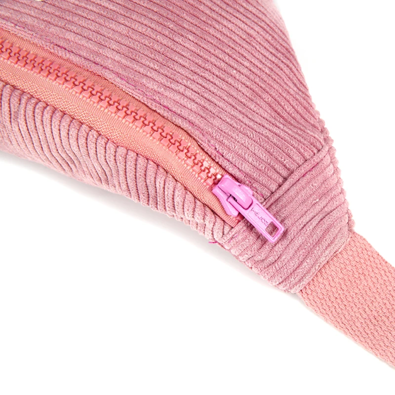 Annmouler Женская поясная Сумка розовая Лоскутная нагрудная сумка для девочек поясная сумка Милая Звезда поясная сумка Вельветовая телефонная сумка на пояс подарки