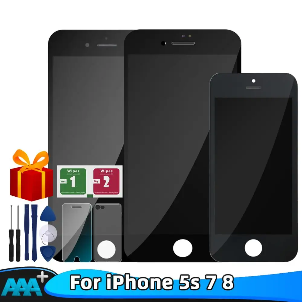 

AAA+++Quality LCD For iPhone 5s 7 8 LCD touch Screen Digitizer Assembly module LCD for iPhone 5s 7 8 lcd No Dead Pixel