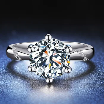 

2020 new luxury halo 925 sterling silver engagement ring for women lady anniversary gift jewelry wholesale christmas R5664