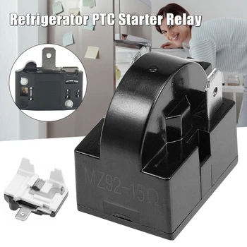 

Refrigerator PTC Starter Relays 15 Ohm 2-Pin Compressor Overload Protector 1/6HP Accessories In Stock