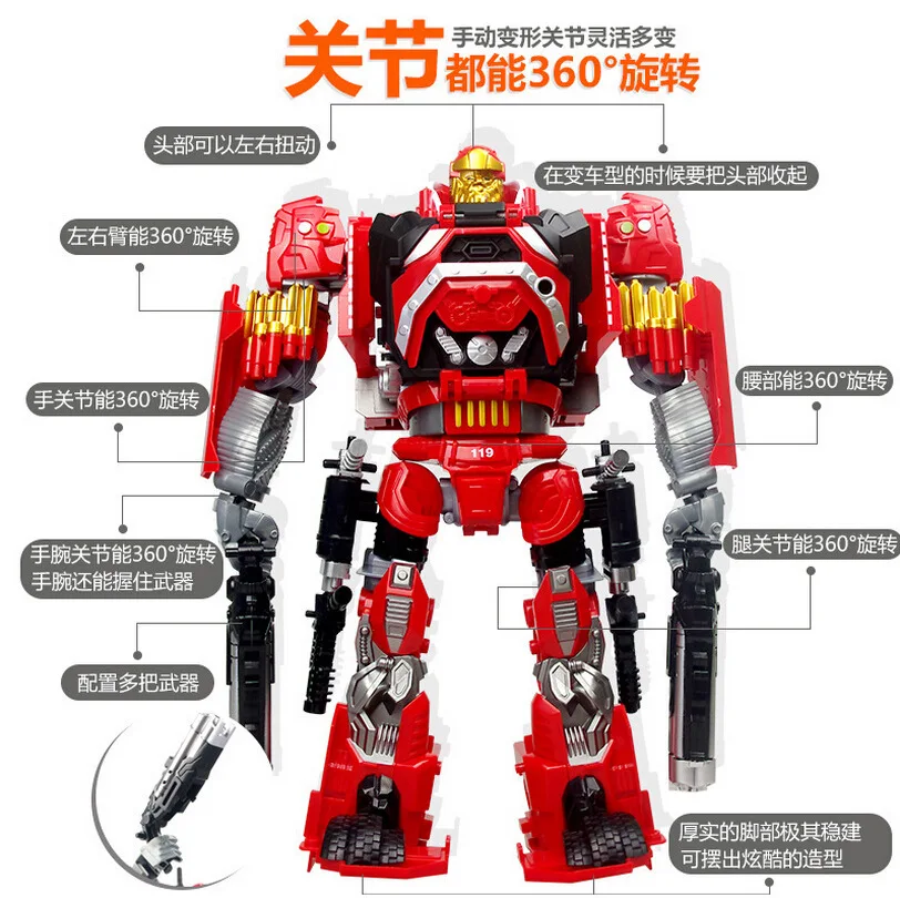 

Children'S Educational Toy Factory Price Skyfire Transformation Fire Truck Anime Peripheral Model Toy