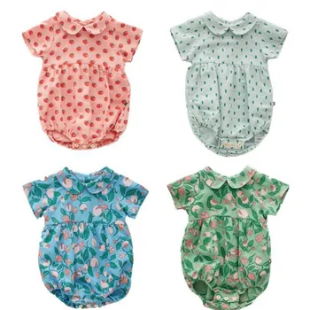 

Baby Girl Romper Summer Newborn Baby Clothes Infant Toddler Baby Romper Jumpsuit Floral Girls Playsuit Baby Sunsuit Clothes