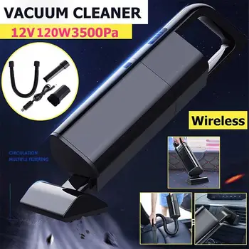 

Vehemo Wet/Dry Car Vacuum Cleaner Vehicle Floor Sweeper Cyclonic Vacuum Cleaner for Handheld Spare Filter Dual Use