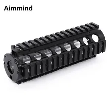M16 страйкбол AEG RIS Handguard 6,7 дюймов CNC Picatinny Quad Rails Handguard 20 мм 4 рельсовая система крепления