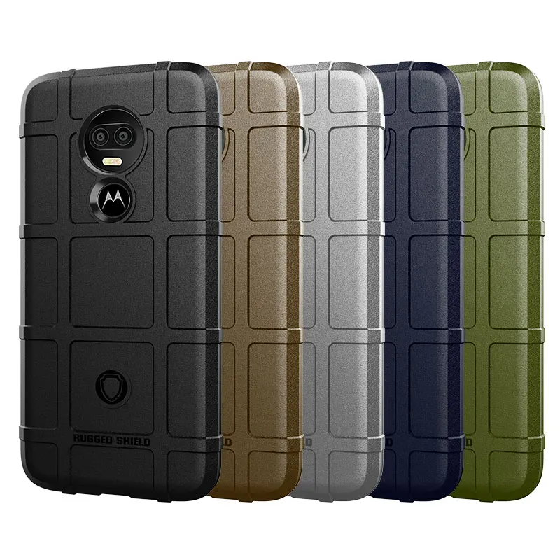 For Motorola Moto G7 G6 Power Plus Play EU US E6 Military protection Anti-fall Hard TPU Case T-Mobile Revvlry |