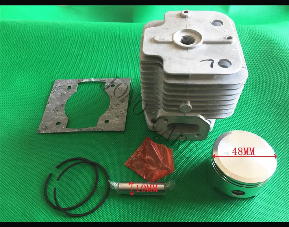 48F CYLINDER PISTON KIT 48mm FOR 1E48F 6300 2 STROKE 63CC GASOLINE