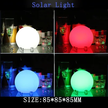 

Solar Power LED Ball Lamp Color Changing/Steady RGB Light Rechargeable Pool Garden Decor Light TSH Shop