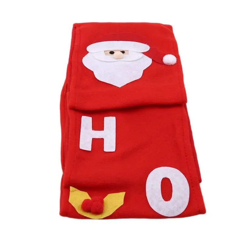 3 слоя Санта-Клауса шаблон рулон туалетной бумаги обложки Рождество Декор Ванная комната Висячие полотенца салфетки сумка для хранения Органайзер держатель