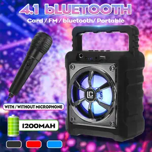bluetooth Speaker With Microphone Wireless Loudspeaker Sound System 3D Stereo Music Surround Outdoor Speaker Support FM TF Card