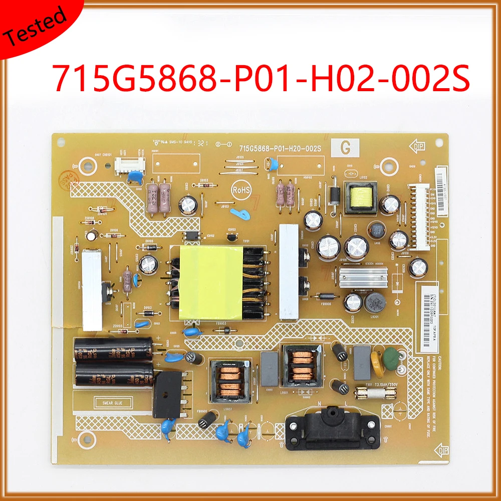 

715G5868-P01-H20-002S плата питания для ТВ силовой карты, профессиональные Запчасти для телевизора, карта питания, оригинальная плата поддержки питания
