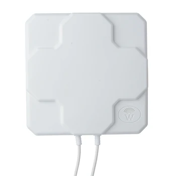 

2*22dBi outdoor 4G LTE antenna,LTE dual polarization panel antenna 2*SAM N Male Female connector