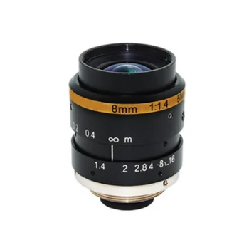 

3 MP 8MM F1.4 LOW Distortion 1/1.8" sensor 0.45 MOD Machine Vision Lens For security IP CCTV camera(SL-MV0814C3MP-118)