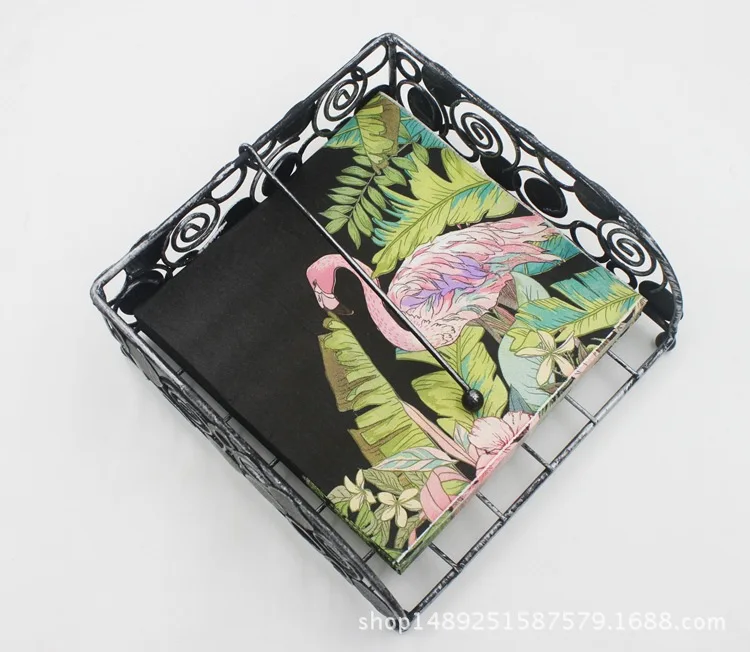 [] Вечерние салфетки с цветным принтом и рисунком в виде ананаса; креативная салфетка Kleenex